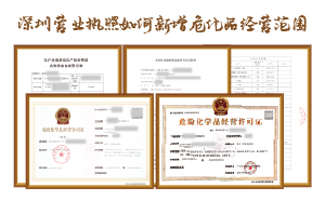 深圳營業(yè)執(zhí)照如何新增?；方?jīng)營范圍